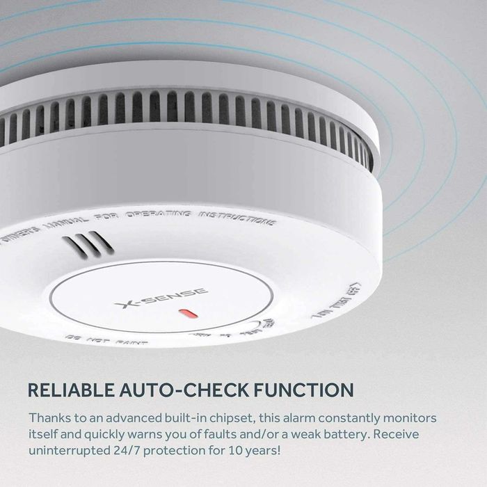 Detector fum X Sense SD2J0AX set x 2 cu baterie 10 ani
