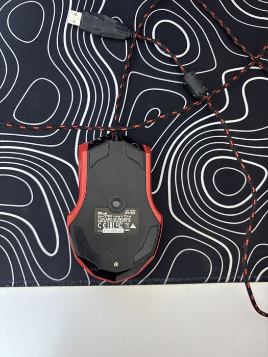Геймърска мишка Trust gxt 101 spectra red