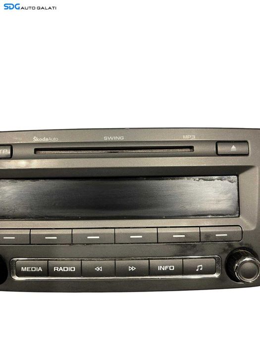Radio CD Player Stream SkodaAuto Skoda Octavia 2 2004 - 2013 Cod 1Z0035161G [S0122]