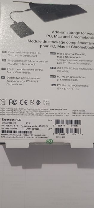 Hard 2 tb Seagate nou