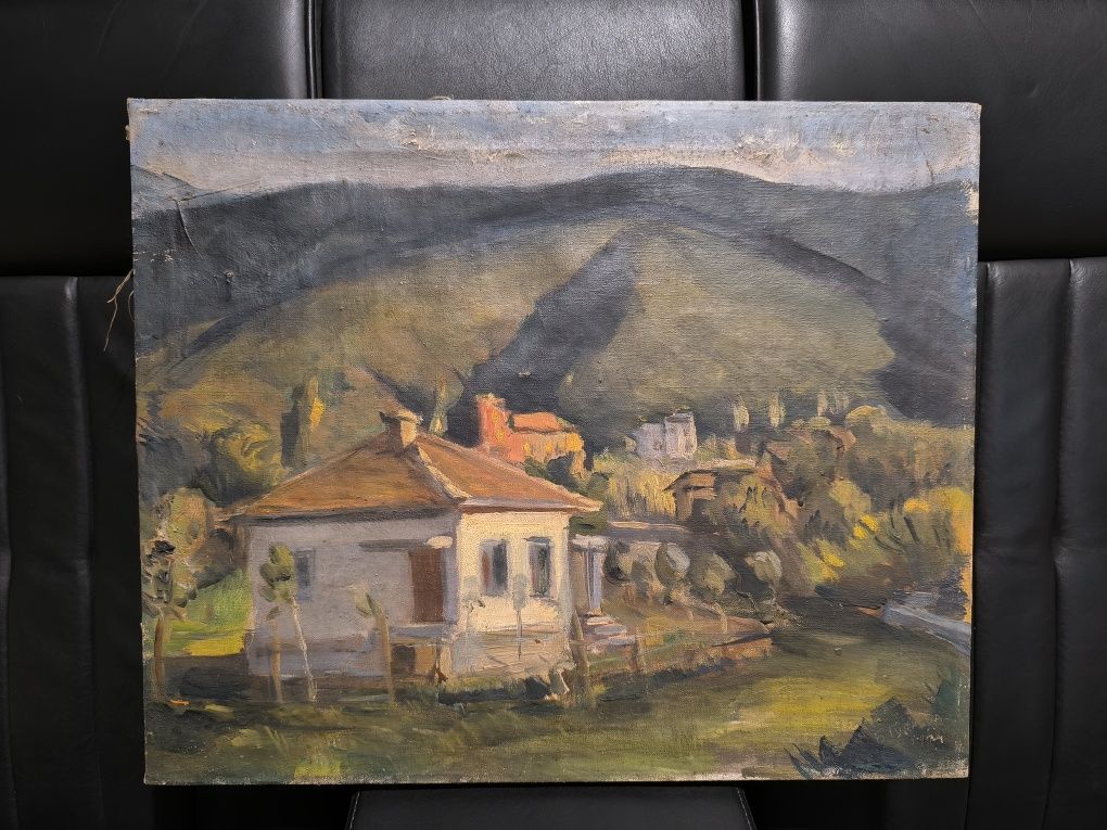 Картина масло Гуринов 1942