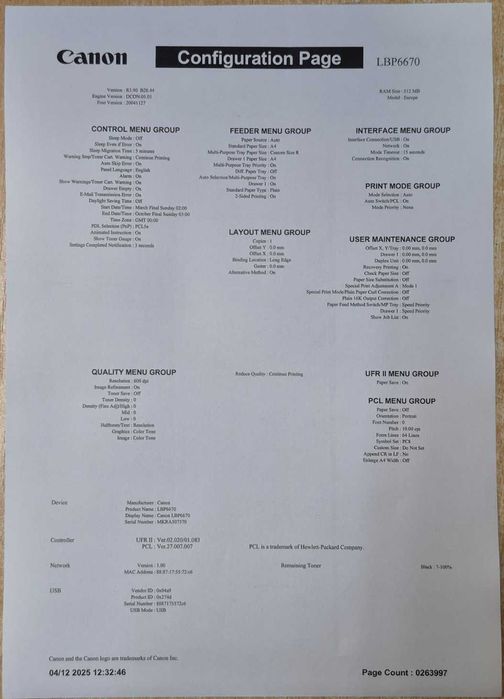 Imprimanta laser monocrom Canon LBP 6670 DN, A4