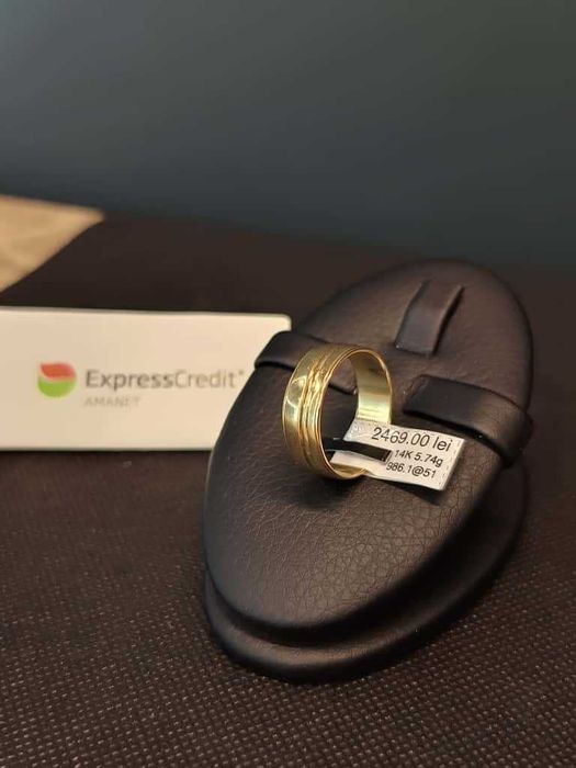 (AG51) Inel aur 14K 5.74g b986 - Garantie 2 ani!