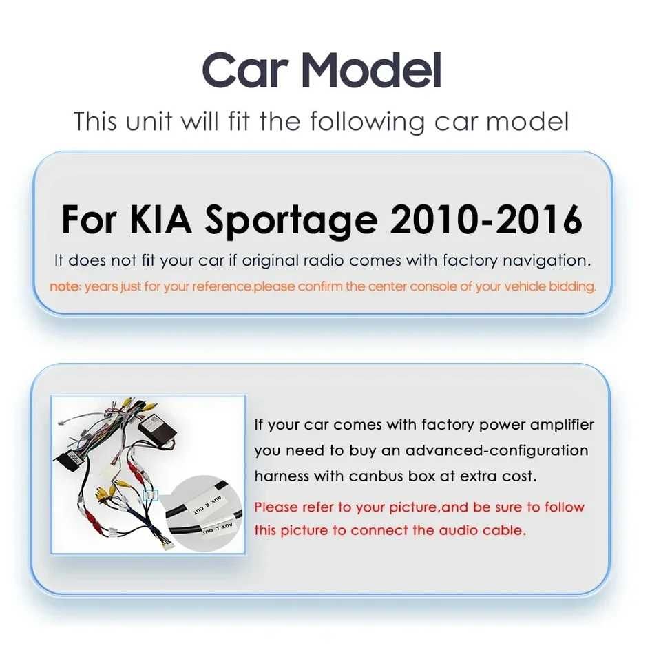 Radio Navigație KIA Sportage 2010-2015