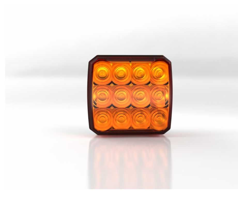 LED диодни стопове, 12-24V, безжични, магнитни, 12 режима на работа