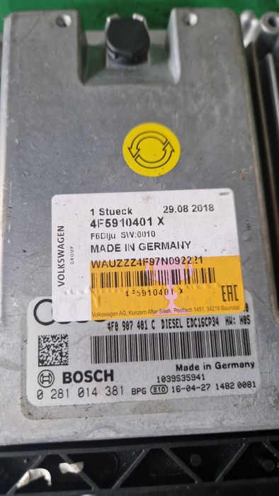Компютър двигател AUDI A6 4F0907401C