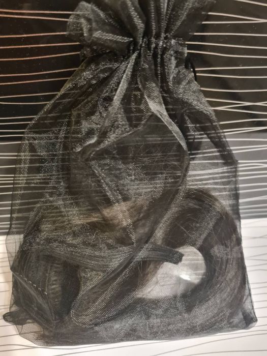 естествена славянска коса на опашка