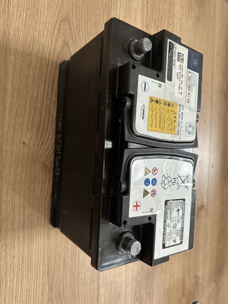 Baterie auto utilizata Start Stop AGM ORIGINALA Mercedes 12V 80AH 800A
