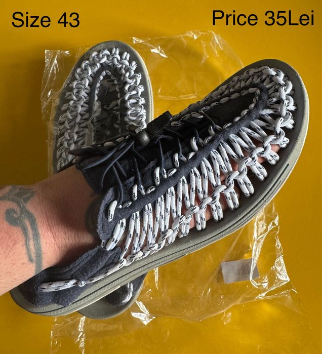 Sandale țesute manual pentru bărbați