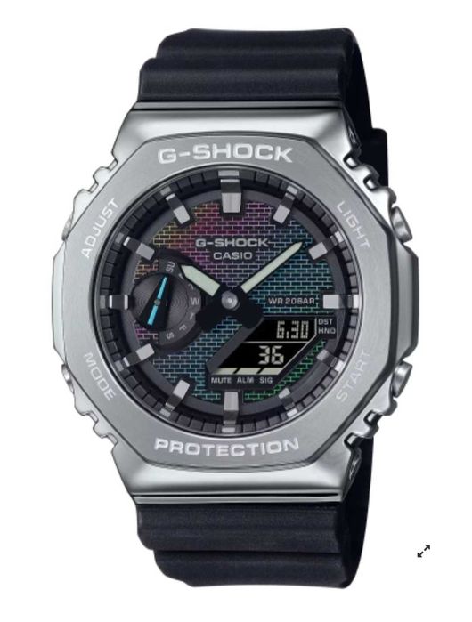 Ceas Casio g shock GM 2100 Metal Brick Wall Black .Nou, Garantie 2ani