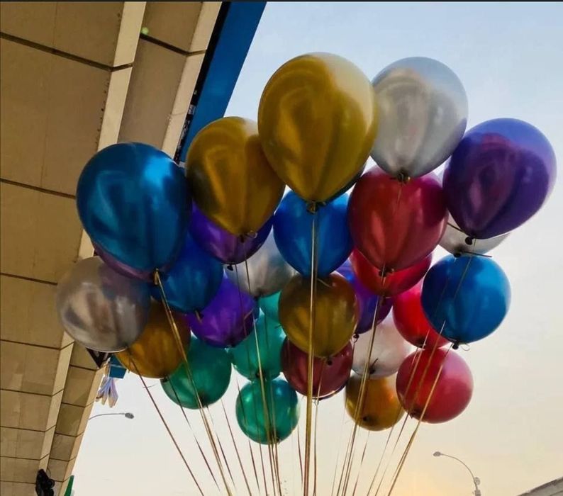 100talik xrom sharlar-bayramona kayfiyat ulashadi!