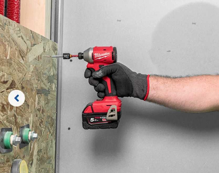 Ударен гайковерт Milwaukee, 18 V, 190 Nm, 1/4", НОВ, Гаранция.