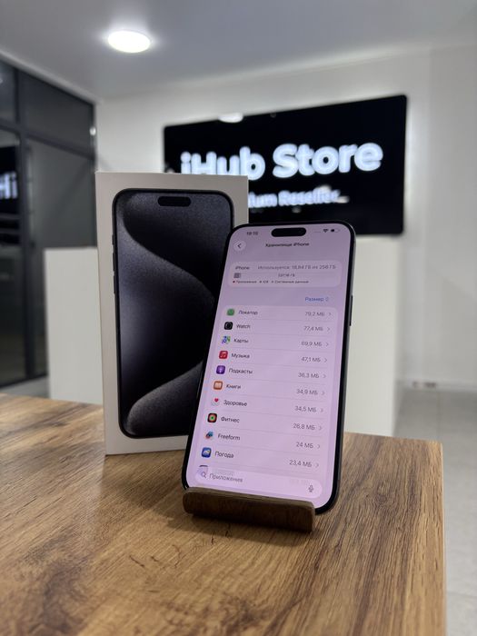 iPhone 15 Pro Max • 256GB • 90% аккум