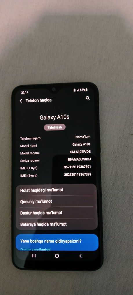 Samsung Galaxy A10s