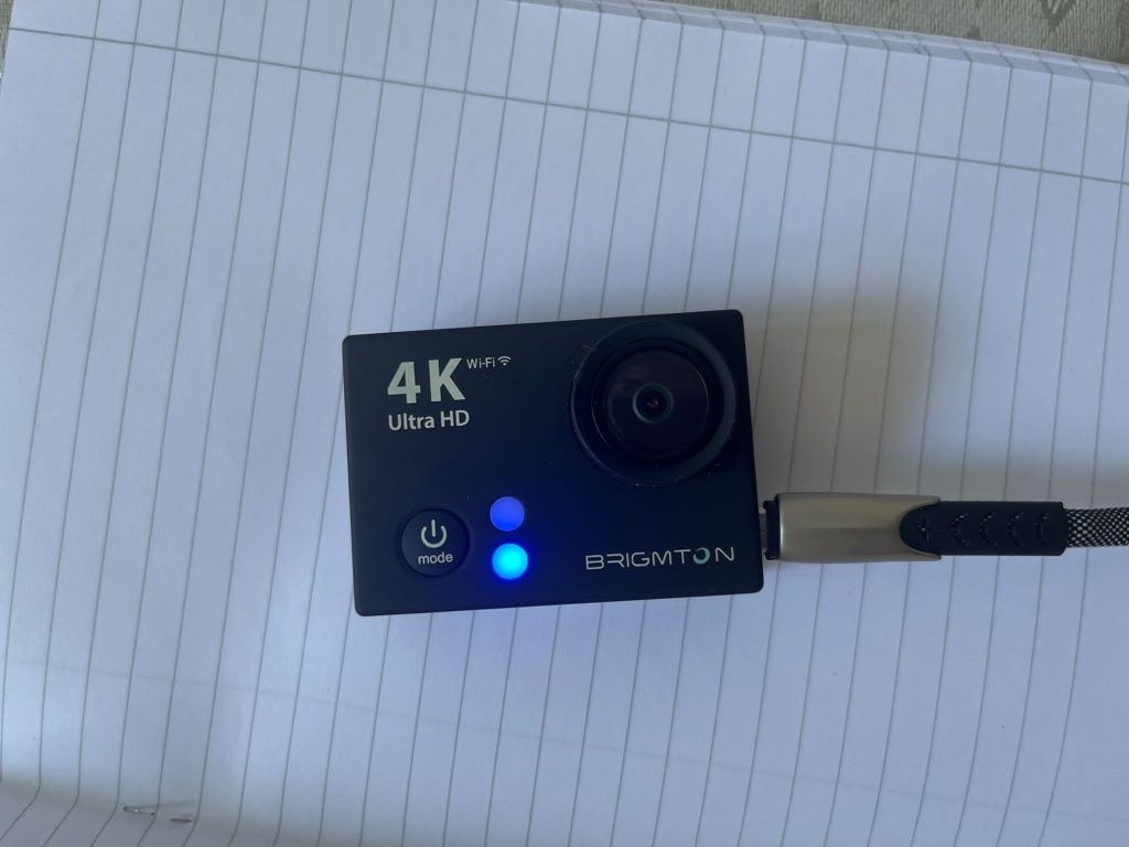 Cameră de acțiune Brigmnton, 4k+card Kingston 32 GB