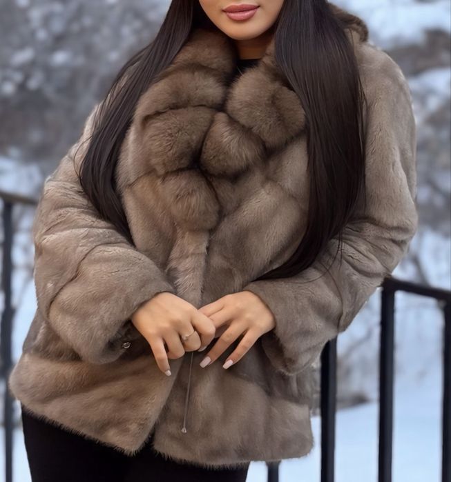 Норковая шуба в идеальном состояние