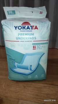 Пеленки впитывающие Yokatta, 30 шт, 60x90 см., премиум качества.