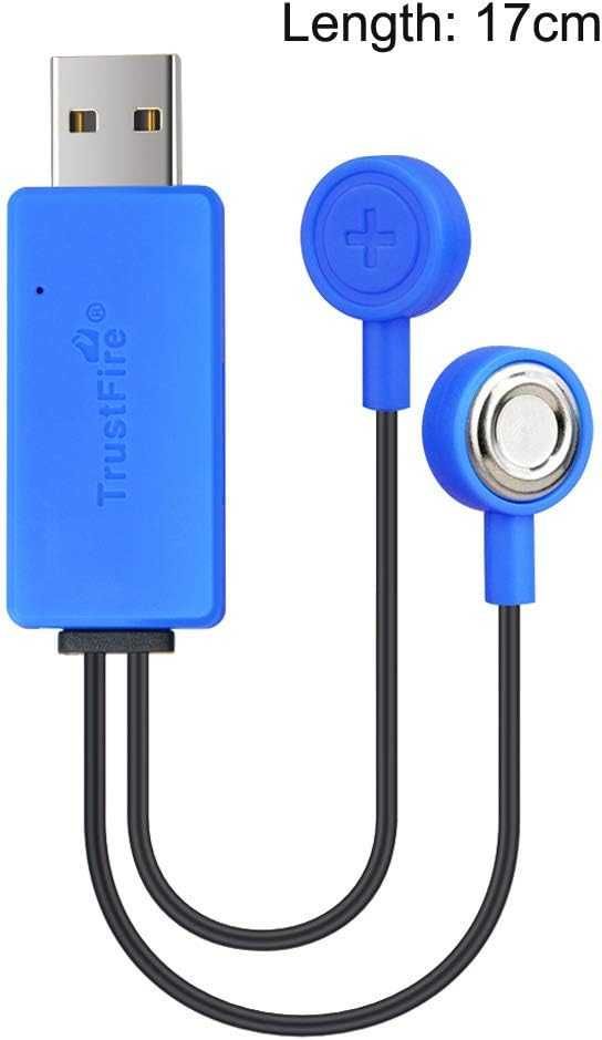 Магнитно USB зарядно за литиево-йонна батерия и мобилен телефон