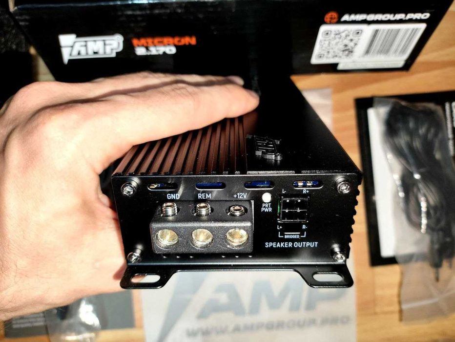 Маленький и мощный AMP Micron 2-канальный