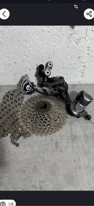 Set Shimano Alivio+Pinioane+Lant/9viteze