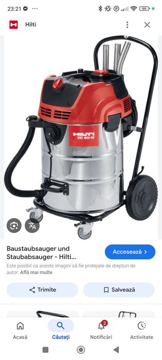 Aspirator industrial hilti