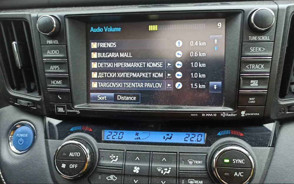 2025 BG карта навигация Тойота Канада USA cars Toyota Prius RAV4 Corol