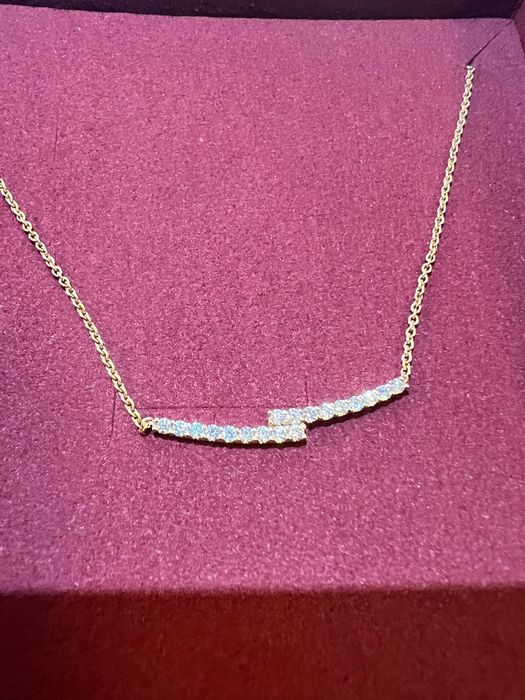 Colier din aur galben cu diamante de 0.5ct