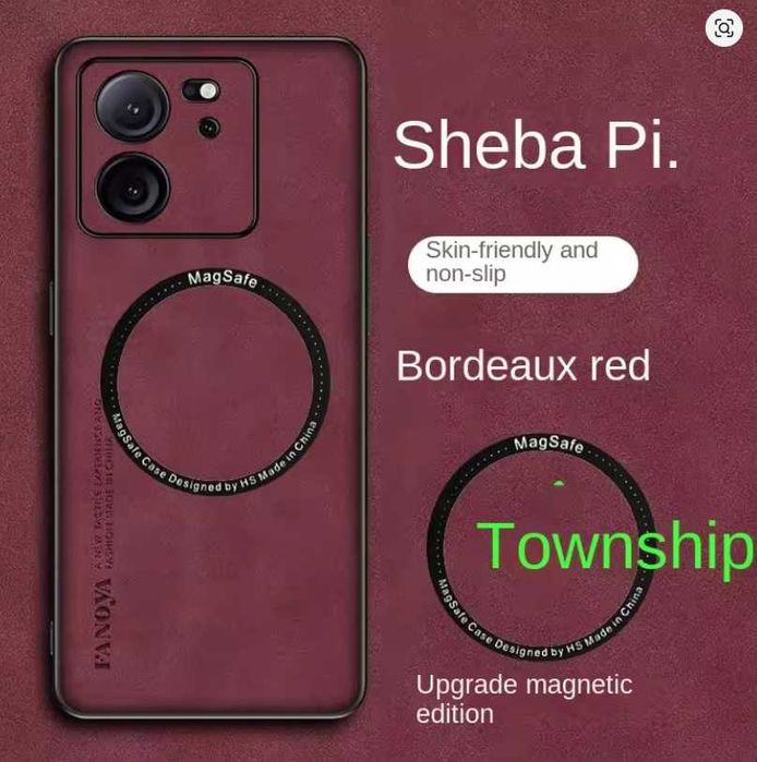 Husa Motorola edge 40, TPU cu finisaj de piele sintetica, bordeaux