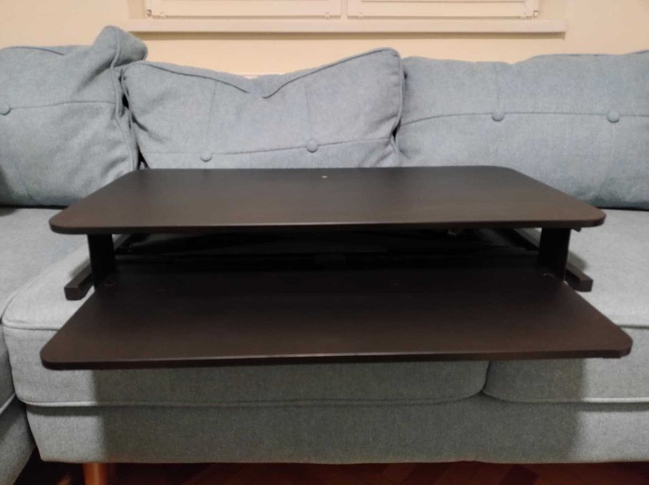 Stand desktop reglabil A+ SDL30, 800x400mm, negru