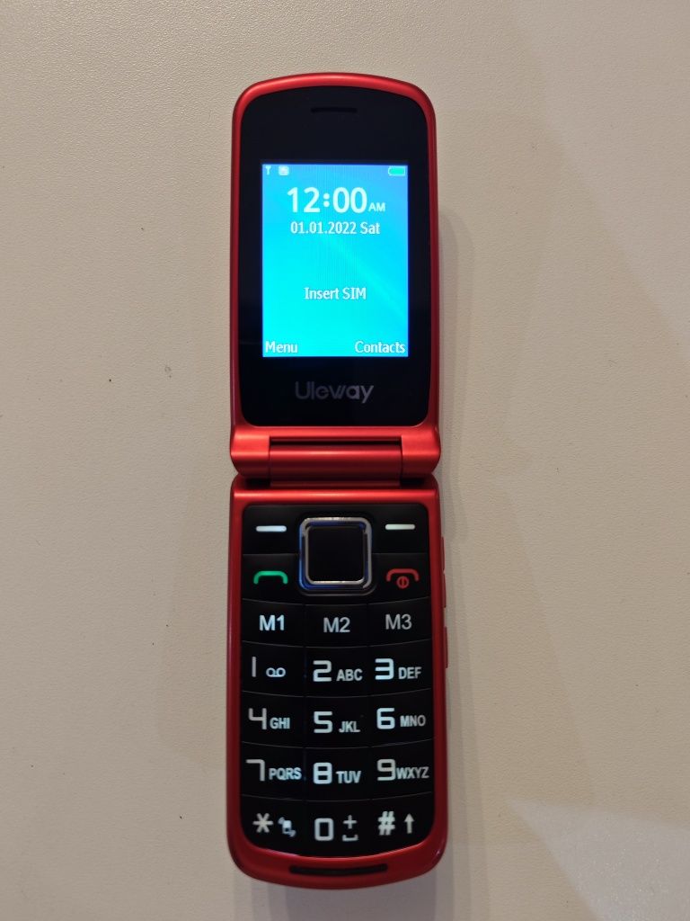 Telefon mobil Uleway G380D, butoane mari, ideal pentru Seniori