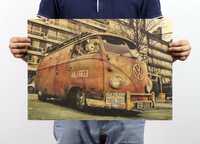 Poster Volkswagen vintage retro