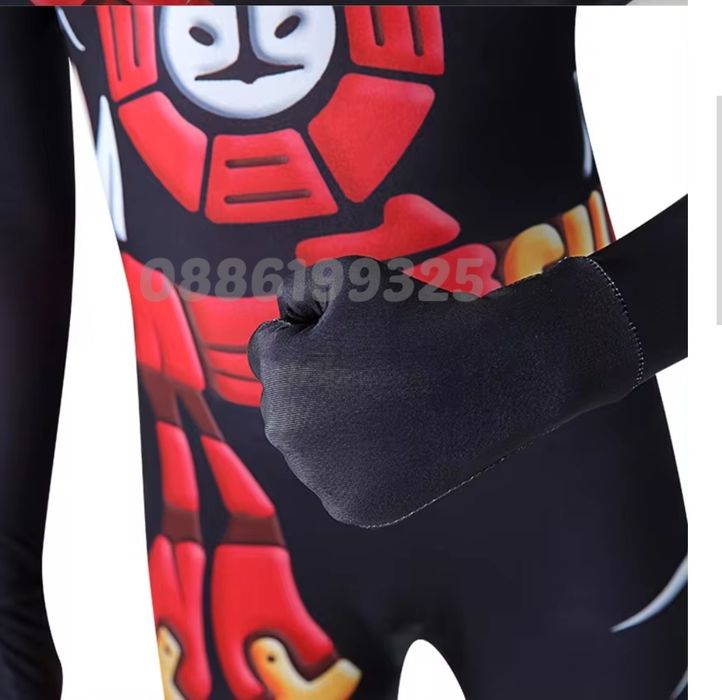 Детски Костюм на Нинджа Ninja костюм за деца + светещи мечове