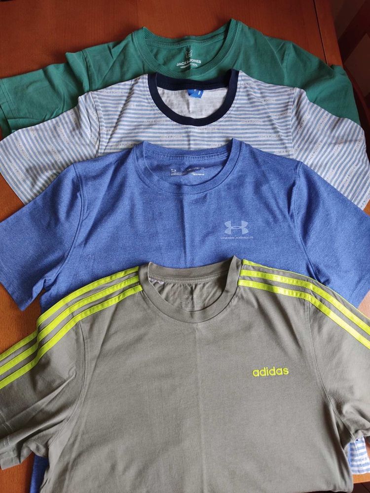 Adidas, Under Armour, Jack and Jones тениски