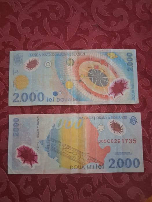 Bancnote de 2.000 mii lei