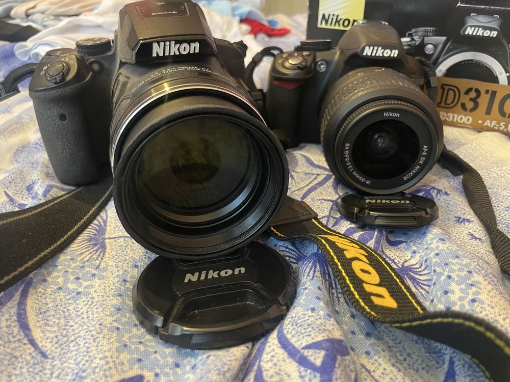 Nikon d3100,D40x фотоапарати