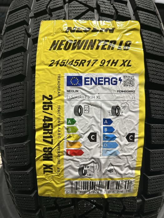 Нови зимни гуми NEOLIN L8 215/45R17 91H XL НОВ DOT БОРД 2154517