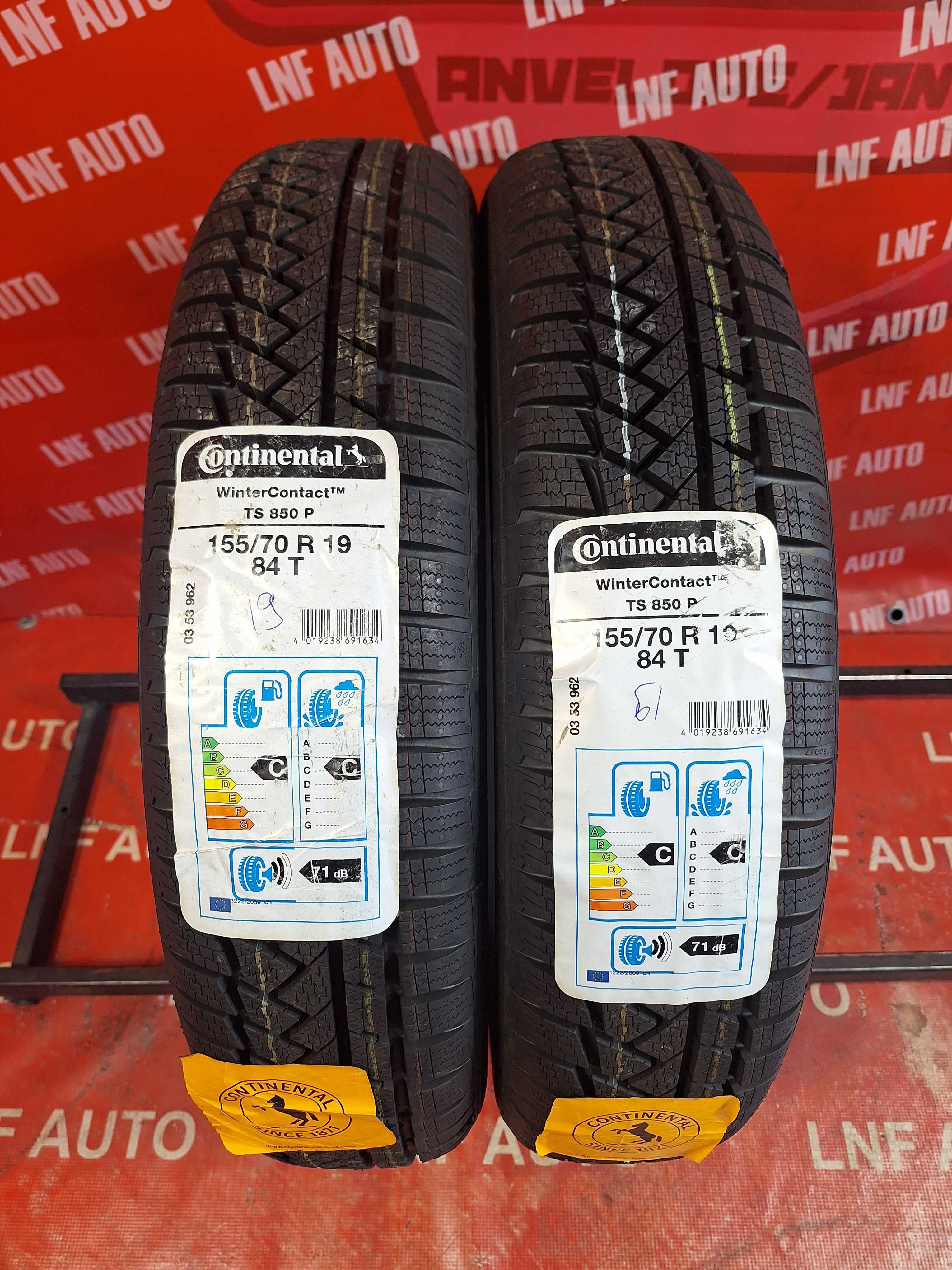 Anvelope de IARNA - 155/70/19 - Continental - NOI - DOT 2019 !