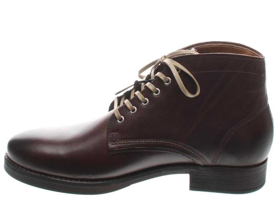 Ghete lace up 44 40 premium Sneaky Steve NOI piele naturala moale