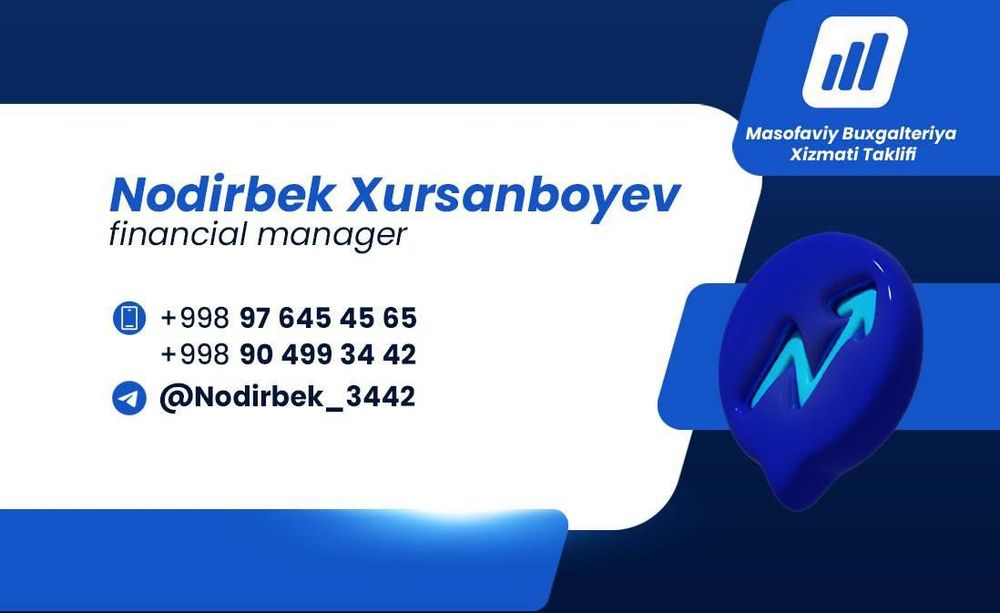Buxgalteriya xizmat kõrsatish..