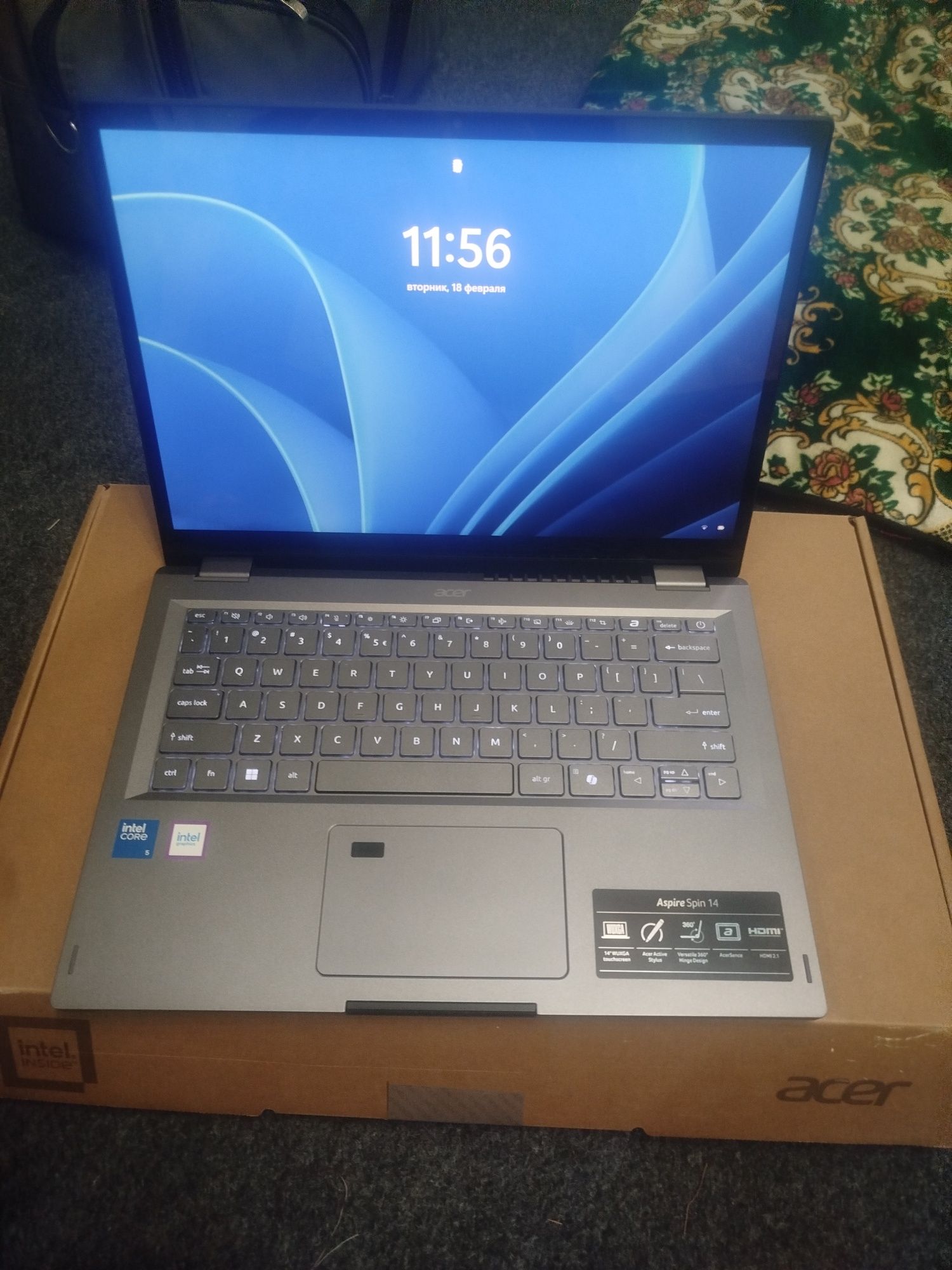 Notbook Acer Aspire Spin 14