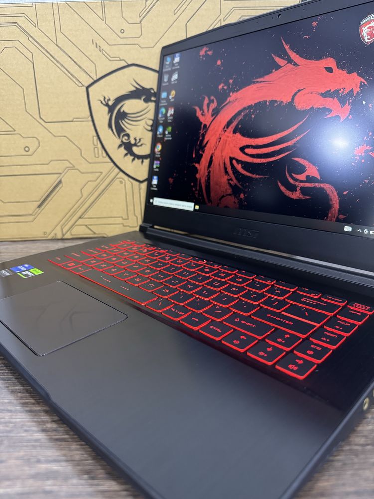 12-Ядерный MSI GF63 intel Core i5 RTX DDR6 Для Игр и Графики Программ