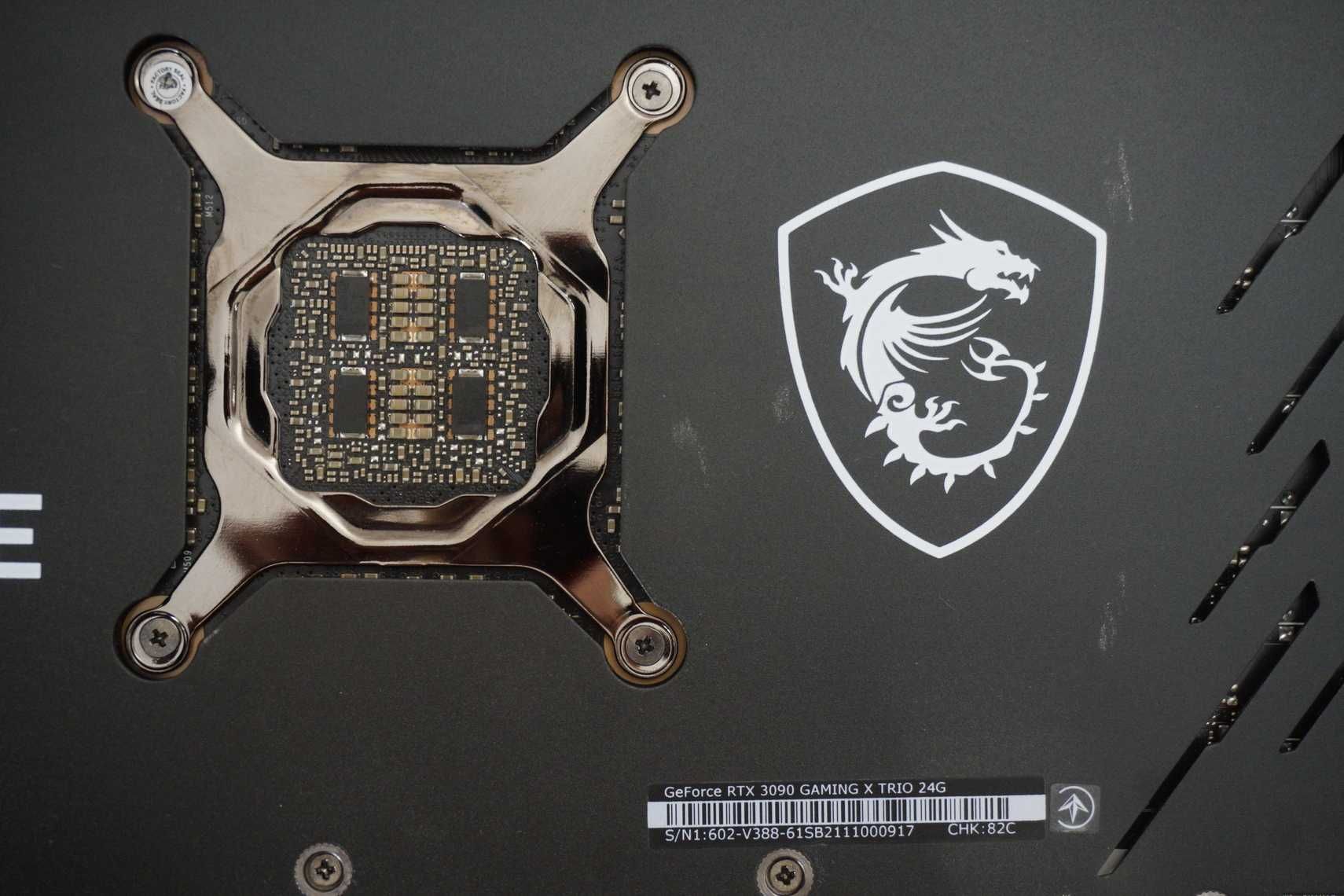 GPU видео карта Nvidia GeForce RTX 3090 24GB MSI Gaming X Trio Вкл.ДДС