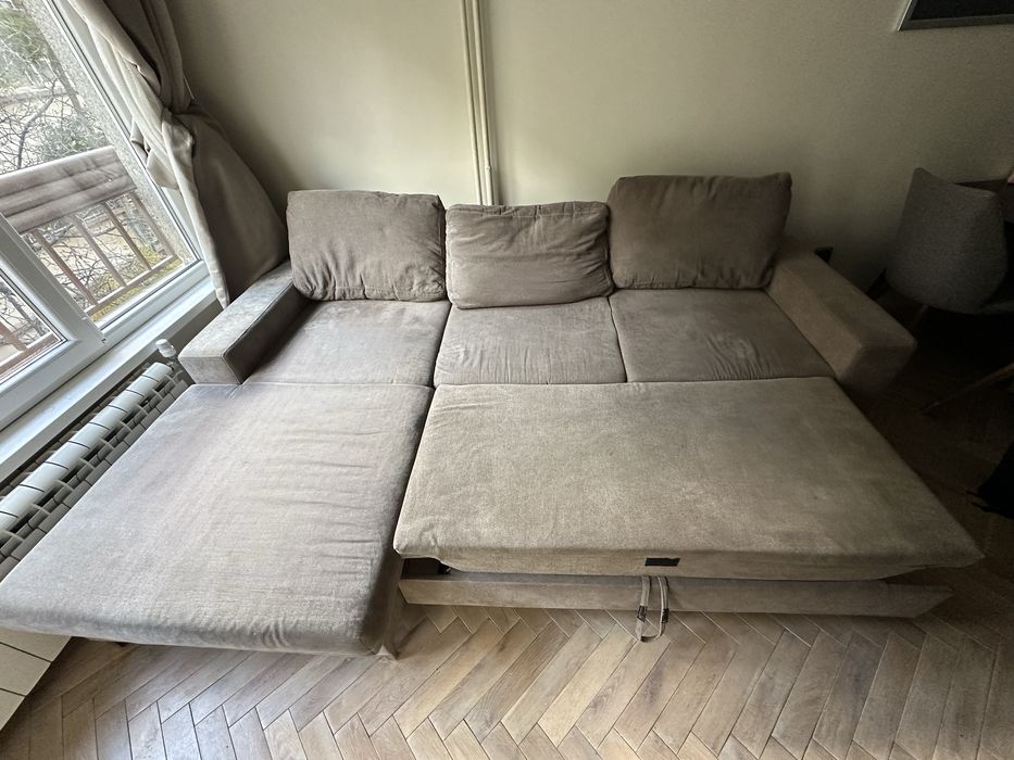 Разтегателен ъглов диван