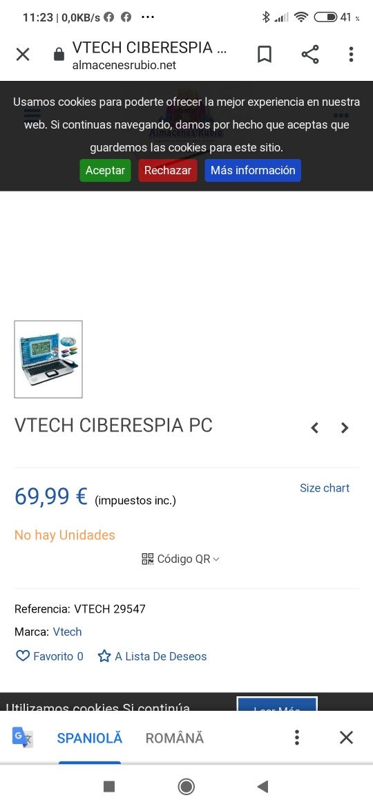 VTECH ciberespia pc