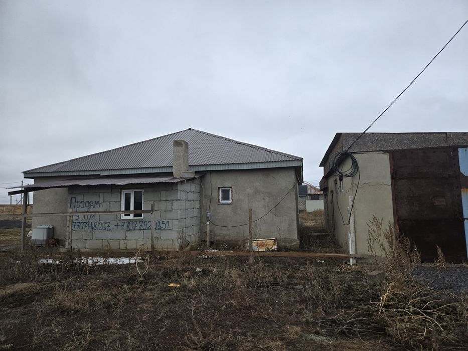 Жаңа салынған жер уй сатам