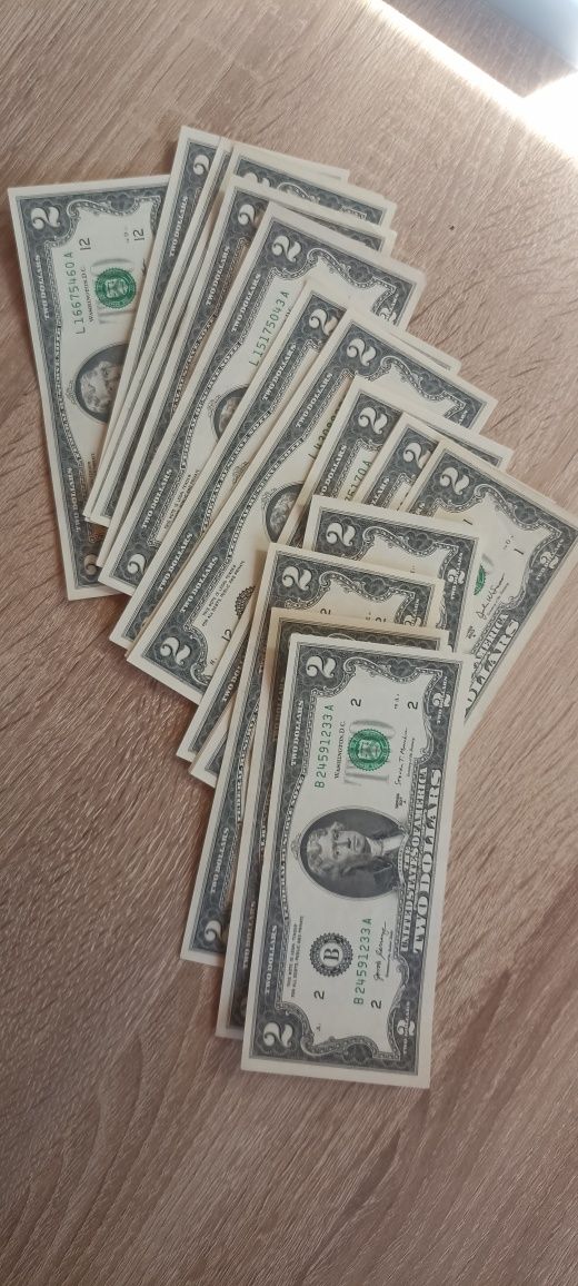 2 доллара . Для коллекции. Состояние идеал