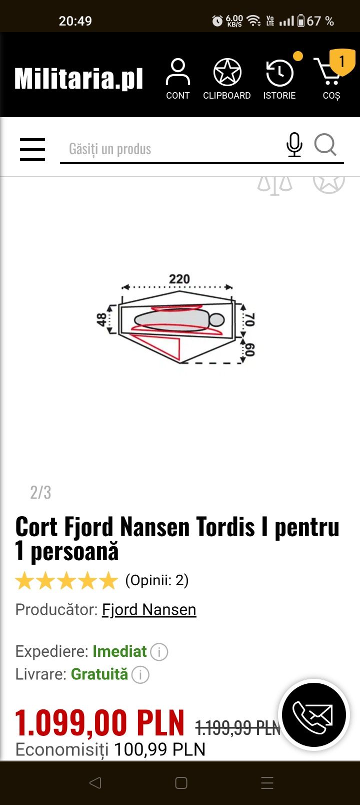 Cort Fjord Nansen, Tordis 1 PTB