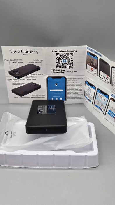 Дискретна камера, шпионска камера ,замаскирана като power bank