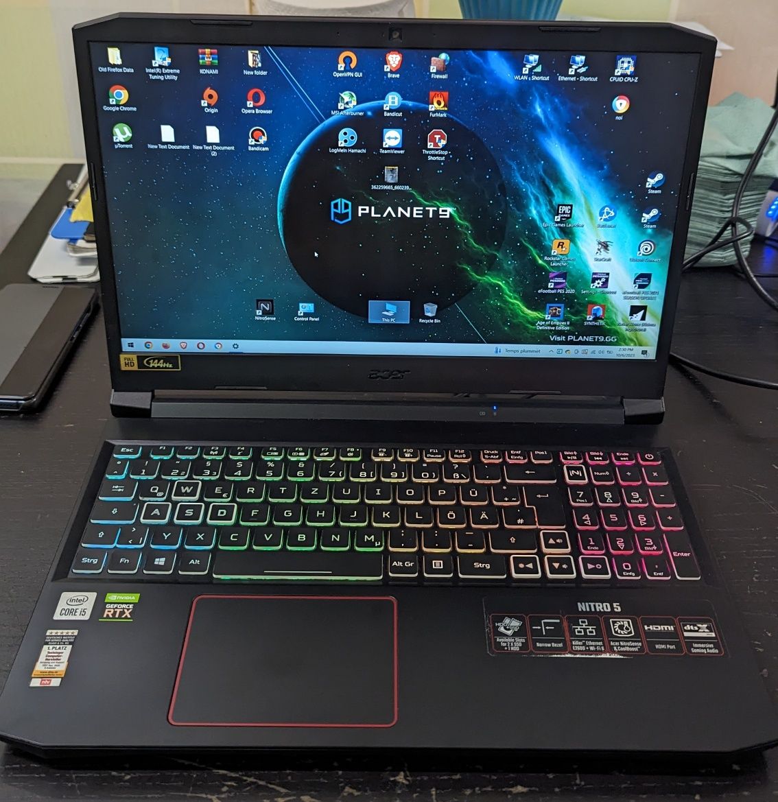 Laptop Acer Nitro 5 RTX 3060 schimb cu laptop 4060