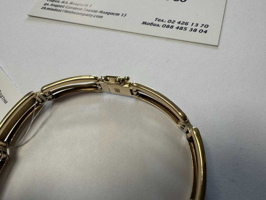 Златна гривна 13.26гр.22см.